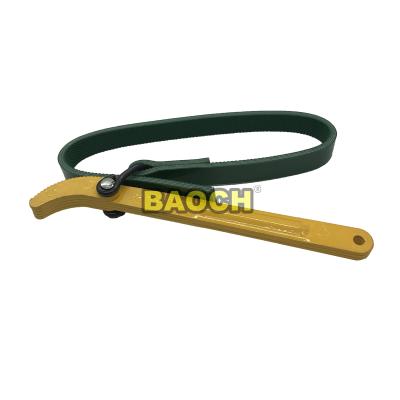 China Hot-selling excavator thickened belt wrench oil filter wrench loading and unloading tool oil filter wrench for sale