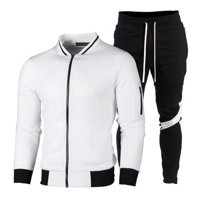 China New Fashion Men's Sportswear Suit Men's Zipper Jackets Breathable Sweatpants Sets Men's Tracksuits Two-Piece Jogging Set for sale