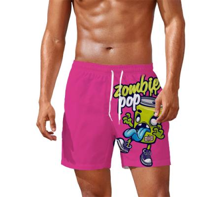 China QUICK DRY Mens Color Graphic Beach Shorts 3D Color Graphic Beach Shorts Mens Hip Hop Drawstring Stretch Shorts for sale