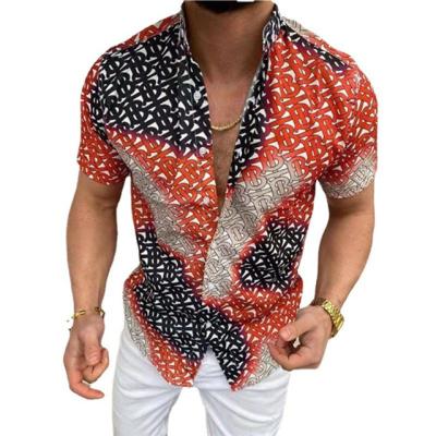 China Wholesale Short Sleeve Anti Pilling Print Floral Summer Plus Size Mens Shirts For Beach Vacation Custom Hawaiian Shirt for sale