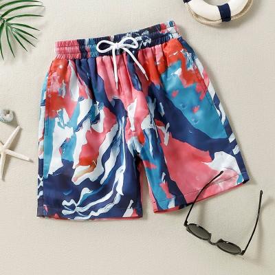 China QUICK DRY Fashion Boy Beach Trunks Swim Shorts Kid Swimwear Kids Surfing Short Swimming Trunks for sale