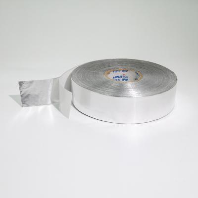 China Acryl Hittebestendige Zelfklevende Band 25M van de Aluminiumfolie Length Silver Color Te koop