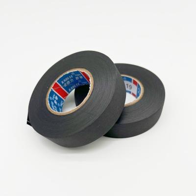 China 0.16 mm Dikte Zwart Oranje Draad Harness Stoffen Tape Voor Automotive Kabel Te koop