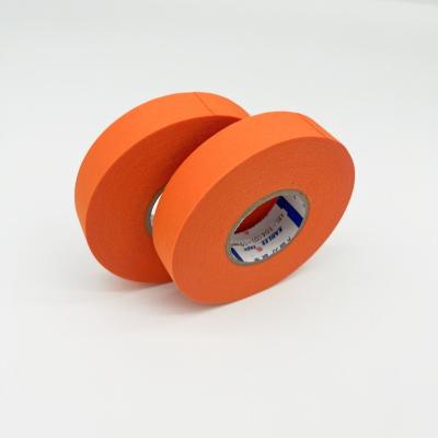 China Orange Cloth Wire Harness Tape with Excellent Abrasion and Thermal Protection for sale