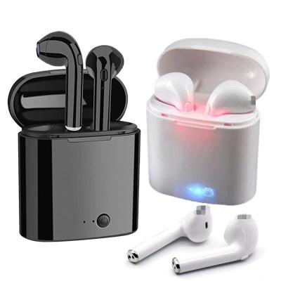 China With Hot Selling BT Power Bank Wireless Headphone I7s TWS Wireless Earphone 3.5mm Waterproof Earbuds for sale