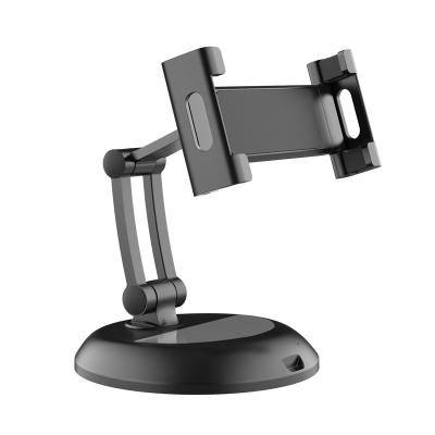 China Live Broadcast Folding Portable Universal Mobile Phone Stand Adjustable Desktop Mobile Phone Stand for sale