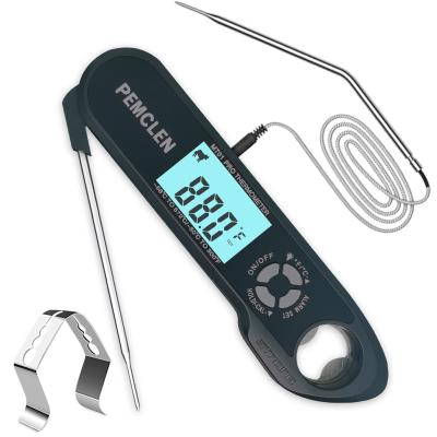 China 2021 New Arrivals Quick Response Waterproof Food Thermometer Double Probe Instant Read Oven Thermometer for sale