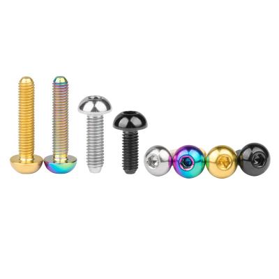 China Titanium Alloy Wanyifa Titanium Bolt M3x8 M3x10 M3x15mm Allen Key Head Screws For Bicycle for sale