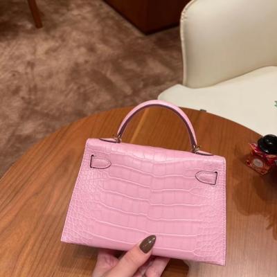 China GENUINE LEATHER custom logo branded genuine designer bag luxury for women handbags designers crocodile skin leather famous name 2021 for sale