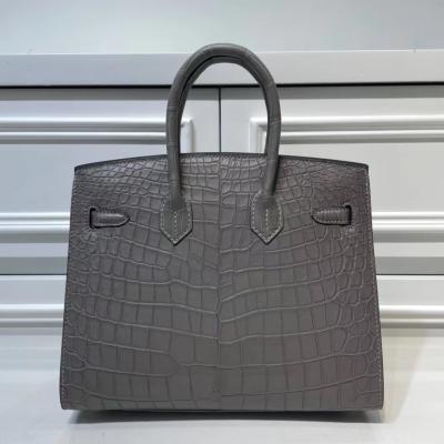 China Popular Custom Logo Ladies Mini Genuine Leather Alligator Crocodile Skin Genuine Leather OEM Handbag Luxury Brand GENUINE LEATHER for sale