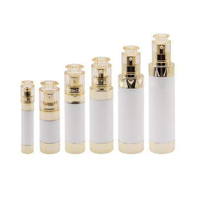 China Personal Gold Airless Pump Bottle Packaging 15ml 30ml 50ml 100ml 120ml Skin Care Airless Pump Bottle 30ml Airless Bottle for sale