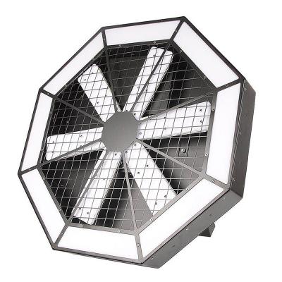 China Introduces 2022 New Qixin High Power 200w Rotating Fan Concert Stage Effect Windmill Led Stage Light For Background Decoration for sale