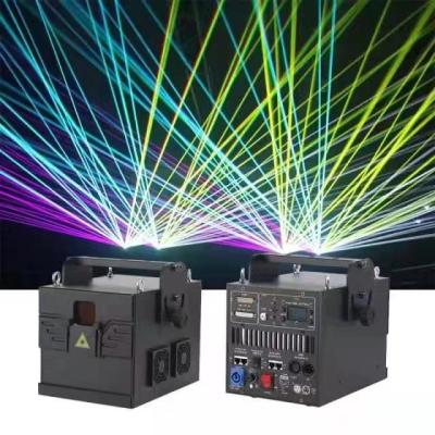 China Introduces Qixin's Popular 2022 Full Color 3D RGB Laser Light 4w 5w 6w DJ Animation Laser Projector Stage Light for sale