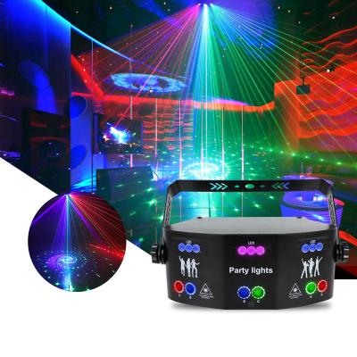 China Qixin Low Price 15 Stages Eye Stage Light Effect Beam Slide Portable Sound Beam 2022 Amazing Interactive DMX Lighting Bar for sale