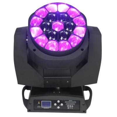 China Introduces Best Selling 2022 LED Qixin Zoom 19*15W Stage Light Big Bee Eye Moving Head Light for sale