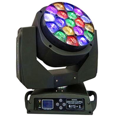 China Introduces Hot 19*15W Large Boom Light Bee Eye 2022 Qixin Stage LED Moving Head Light for sale