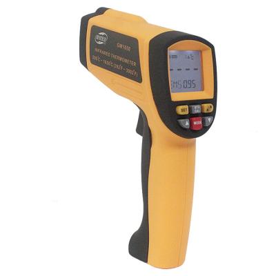 China GM-1650 200~1650 Degree C Handheld Durable 0.1 Accuracy And Use Industrial Laser IR Thermometer for sale