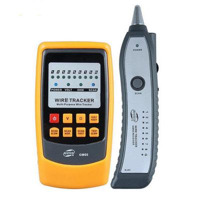 China Wire Digital Wire Tracker Network Cable Telephone Line Portable Line Fault Finder Network Tester for sale