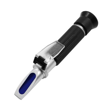 China Alloy+Rubber 0-80% Baijiu Aluminum Handheld Refractometer Alcohol Alcohol Degree Measuring Instrument Distilled Liquor Detector Refractometer for sale