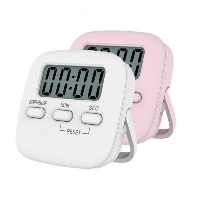 China Cute Digital LCD Screen Kitchen Timer Square Cooking Count Up Countdown Alarm Sleep Stopwatch Temporizador Clock for sale