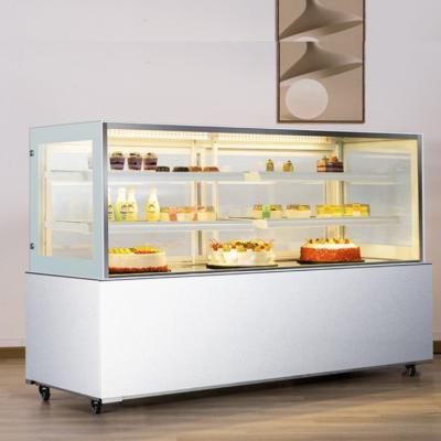 China Single-Temperature Cake Refrigerator Supplier Cake Showcase Pastry Display Cabinet Upright Refrigerated Cake Showcase for sale