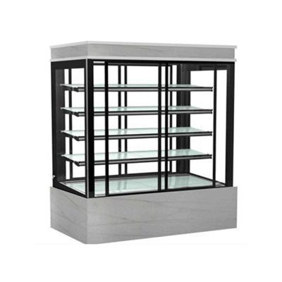 China Single-temperature Vertical Display Refrigerator Commercial Glass Cake Display Refrigeration Equipment By RunBang for sale