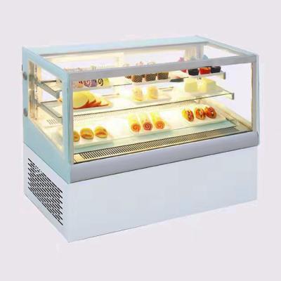 China Single-temperature Bakery Display Cabinet Case Food Display Fridge Table Top Cake Table Showcase for sale