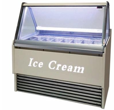 China Commercial Single-Temperature Ice Cream Display Freezer Popsicle Refrigerator Ice Cream Showcase for sale