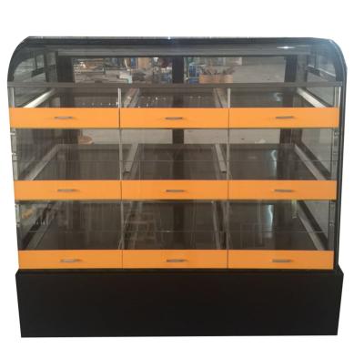 China Single-Temperature Cake Refrigerator Showcase Refrigerator Cake Bakery Showcase For Supermarket for sale