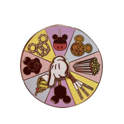 China Custom Metal Pin Cute Cartoon Character Enamel Pin Wholesale Enamel Pin Custom From Europe Spinner With Your Own Logo for sale