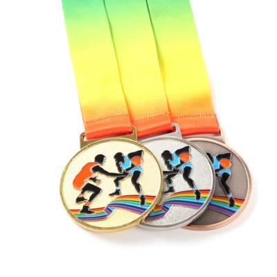 China Europe Manufacturer Produce High Quality Custom Sports Medals Cheap Sport Medal for sale