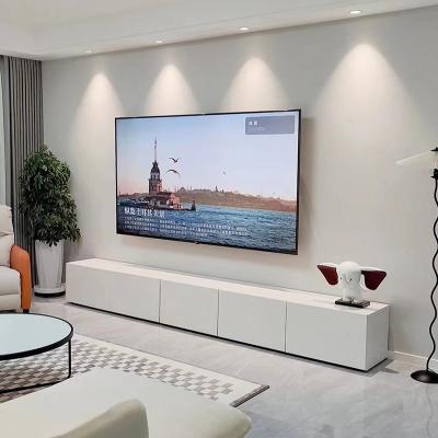 China Nordic full white solid wood extendable TV cabinet TV cabinet and coffee table wall cabinet small style simple modern apartment for sale