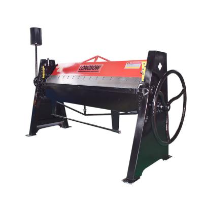 China WS1.5*1300 manual folding machine metal by hand wheel for sale