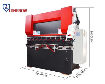 China 100T/2500 Electro-hydraulic servo control press brake Sheet metal bending machine CT8 for sale