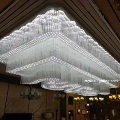 China Crystal Chandelier Light Hotel Large Traditional Chandelier Led Ceiling Crystal Chandelier Lighting for sale