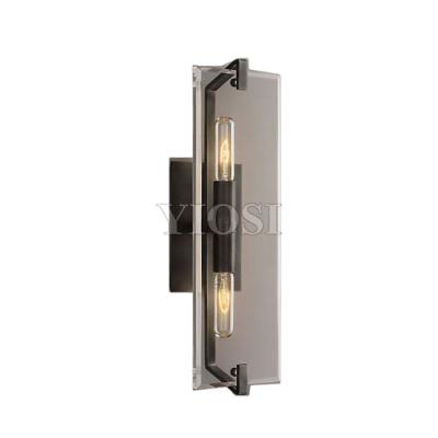 China Marbuzet Sconce Light Modern Linear Crystal Indoor Wall Lamps For Bedroom for sale