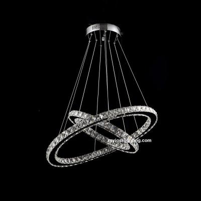 China Large Modern Economical Single Lead Crystal Chandelier Light for sale