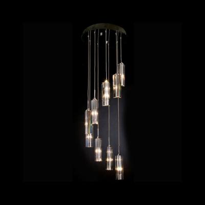 China Large modern luxury led crystal lighting k9 chandelier living room hotel for sale