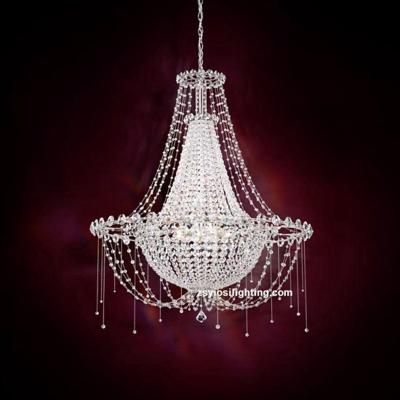 China Wholesale Traditional Elegant Design Large Luxury Empire K9 Crystal Lighting Crystal Chandelier for sale