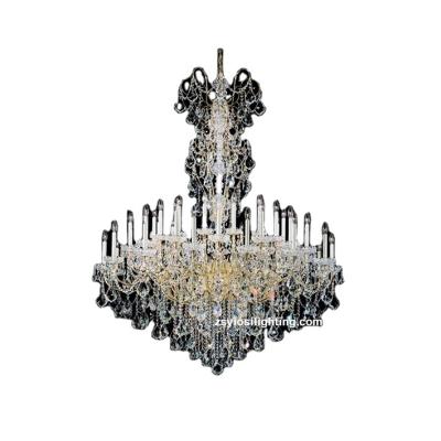 China Traditional Decoration Large Wrought Iron Chandelier Lighting for sale