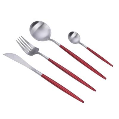 China Hotel Restaurant Use Viable Promotional Home Flatware Sets Custom Logo Stainless Steel Cutlery Set for sale