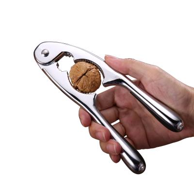 China Viable Nut Cracker Tool Pecan Nut Stacker Opener With Non-Slip High Quality Handle Kitchen Hand Tools Zinc Alloy Nut Cracker for sale