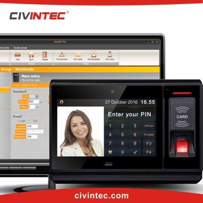 China Android 9500 Users Fingerprint Time Attendance System With CN870F-W Timesheet Calculator for sale