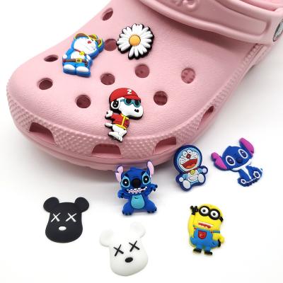 China Clog Charm Cute Cartoon Japanese Anime Shoe Charms For Clog Buckles Accessories For Clog Shoes for sale