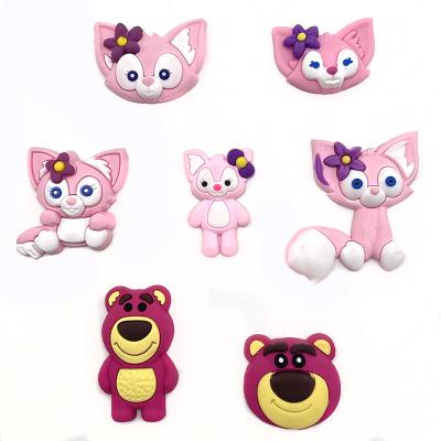 China Choke Charm Cute Cartoon Shoe Decoration Fang Charms Accessories For Kids Birthday Gifts for sale