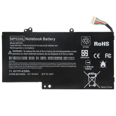 China New LAPTOP Laptop Battery For HP NP03XL Replace Pavilion X360 HSTNN-LB6L TPN-Q146 for sale