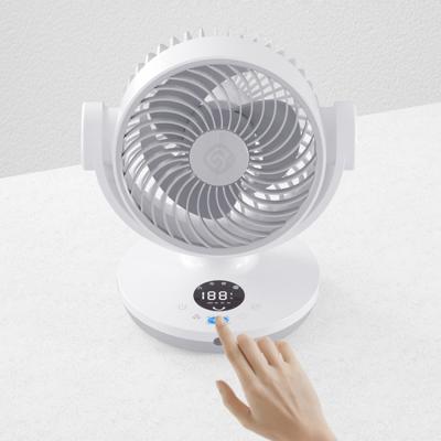 China Large Remote Control LED Circulating Battery Mini Fan Table A USB Wholesale Electric Small Desktop Cilling Cheap High Quality Fan Wireless for sale