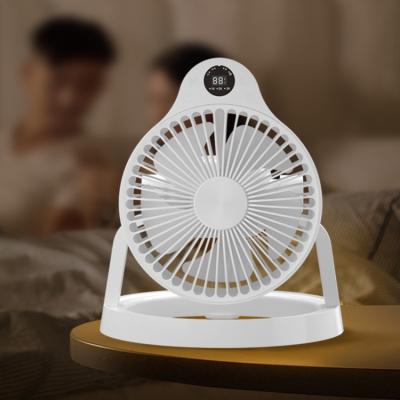 China Fan Camping Mini Portable LED Light Portable Fan Flashlight USB Table Summer Desktop Rechargeable Handheld Fan for sale