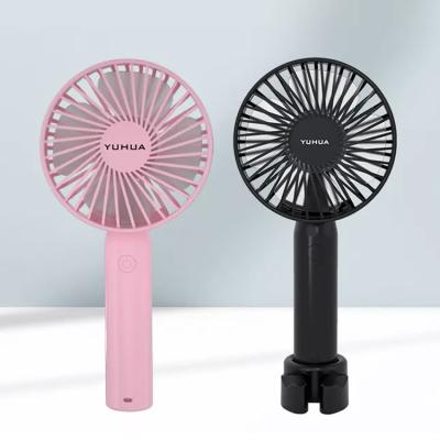 China 2022 Large Battery Capacity Phone Holder Handheld Blade Less Mini Neck Bank Fans Rechargeable Battery Blade Less Led Fans With Light for sale