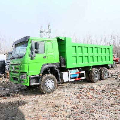 China Sinotruck New And Used Howo 6x4 10 Wheel Hydraulic Cylinder Dump Trucks 6 - 8L for sale